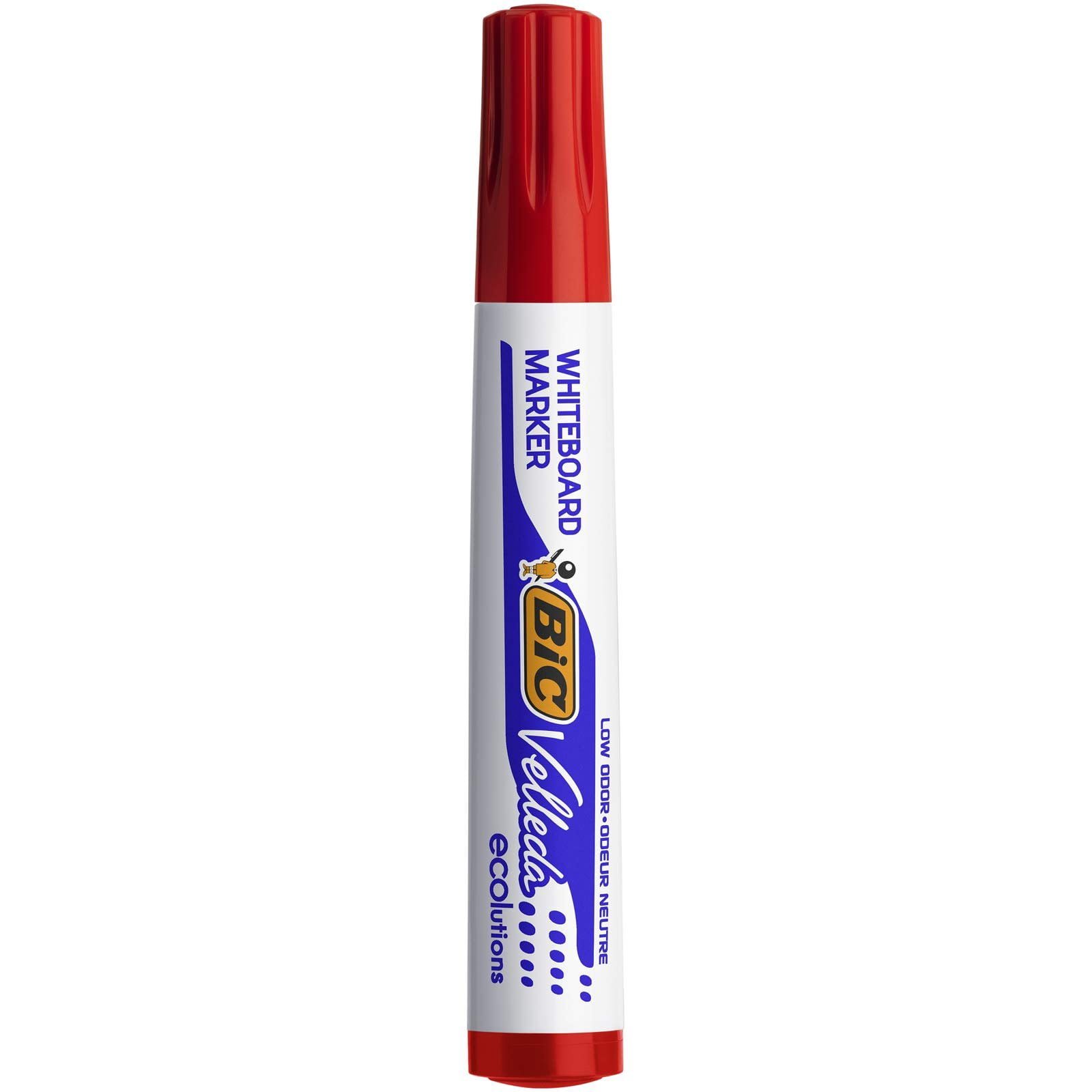BIC Velleda 1701 ECOlutions Whiteboard Pens - Red, Box of 12