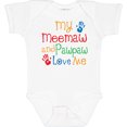 thumbnail image 3 of Inktastic My Meemaw and Pawpaw Love Me Boys or Girls Baby Bodysuit, 3 of 5