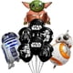 thumbnail image 2 of Globos de aluminio con forma de Yoda de dibujos animados, robot, suministros para fiestas de cumpleaños, regalos para niñas y niños, decoración de habitaciones, globos de Star Wars, 2 of 5