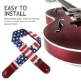 thumbnail image 2 of LNGOOR Sangle de Guitare Basse Réglable pour Guitare Électrique Motif Drapeau USA Sangle d'Instrument Sangle de Guitare, 2 of 6