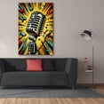 thumbnail image 3 of Epic Graffiti 'Microphone'  by Andreas Magnusson Canvas Wall Art, 40" x 60", 3 of 8
