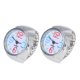 thumbnail image 1 of EeaseMX 2 relojes de cuarzo para llevar en los dedos, relojes creativos con forma de anillo, mini accesorios para mostrar la hora para mujeres y hombres (números coloridos), 1 of 7