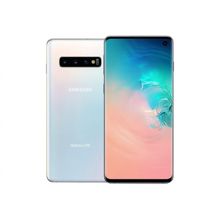 Samsung - Galaxy S10 with 128GB Memory Cell Phone Prism - White (Sprint)