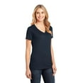 thumbnail image 4 of District Made Women's Short sleeve Cotton V-Neck T Shirts DM1170L, 4 of 6