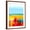 Brown Frame, variant on Art.com Abstract Colorful Oil Painting Landscape on Canvas. Semi- Abstract Image of Flowers, Meadow and Fie Stretched Canvas Print Wall Art by pluie_r, 24" x 32"