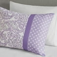 thumbnail image 3 of Gracie Mills Lilibeth Striped motif of Floral Paisley and Polka dots Printed Comforter Set - GRACE-6085, 3 of 4