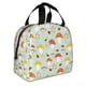 thumbnail image 2 of Easygdp Mushroom Bee Bolsa Térmica Premium - Tela Oxford Impermeable, Gran Capacidad, Bolsillo Frontal, Unisex para Trabajo, Escuela, Actividades al Aire Libre y Picnics, 2 of 8