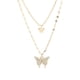 thumbnail image 1 of Collar delicado brillante Sunnimix dorado Cadena de clavícula, 1 of 8