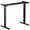 Black, variant on Gymax Dual-Motor Stand up Desk Frame Workstation Base w/ Adjustable Width & Height White