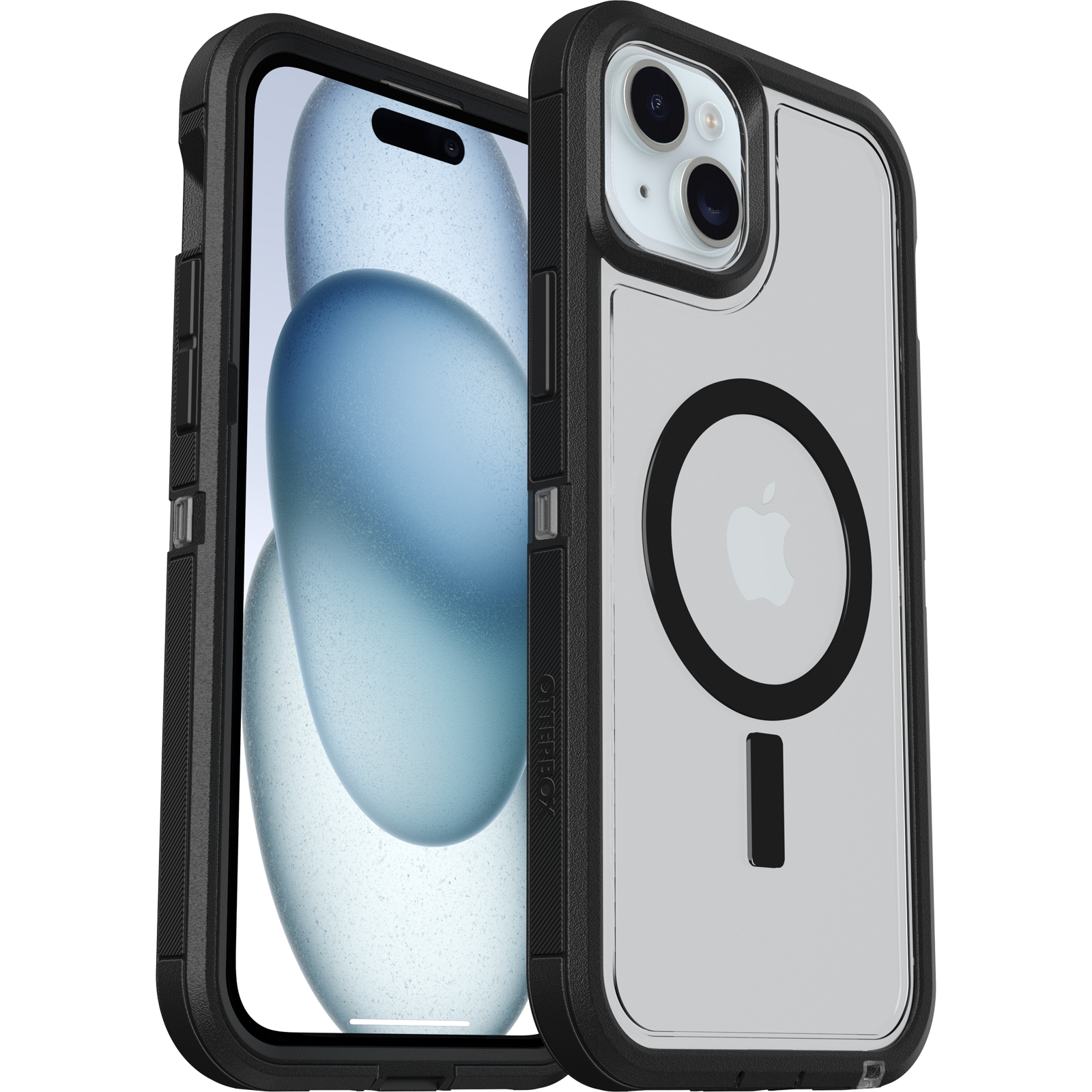 OtterBox Defender Series Pro XT Case for Apple iPhone 15/14 Plus, Dark Side