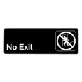 thumbnail image 1 of Alpine Industries 9 in. x 3 in. No Exit Sign, 1 of 3