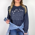 thumbnail image 5 of Love in Faith | Fruit of The Spirit Long Sleeve | Heather Navy | Christian T-Shirts for Women | Faith Based Apparel |Christian Gifts, 5 of 8