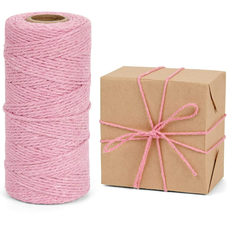 100m/Roll (Red+White) Cotton Bakers Twine String Cord Cotton Rope Cotton  Cord Bottle Gift Box Decor Craft Diameter 2mm - AliExpress