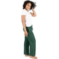 thumbnail image 2 of Leveret Womens Flannel Pants Green Small, 2 of 3