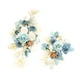 thumbnail image 2 of 2 piezas de flores artificiales para arco de boda, decoración floral versátil estilo bohemio. Azul, 2 of 9