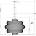 thumbnail image 2 of Currey And Company 9000-1134 Antibes 9 Light 30" Wide Wrought Iron Abstract Chandelier -, 2 of 7