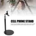 thumbnail image 3 of BIMZUC 180° Multi‑Angle Adjustable Phone Stand – Telescopic Height, 360° Rotating Clip, Lightweight Aluminum Desk Holder, Black, 3 of 6