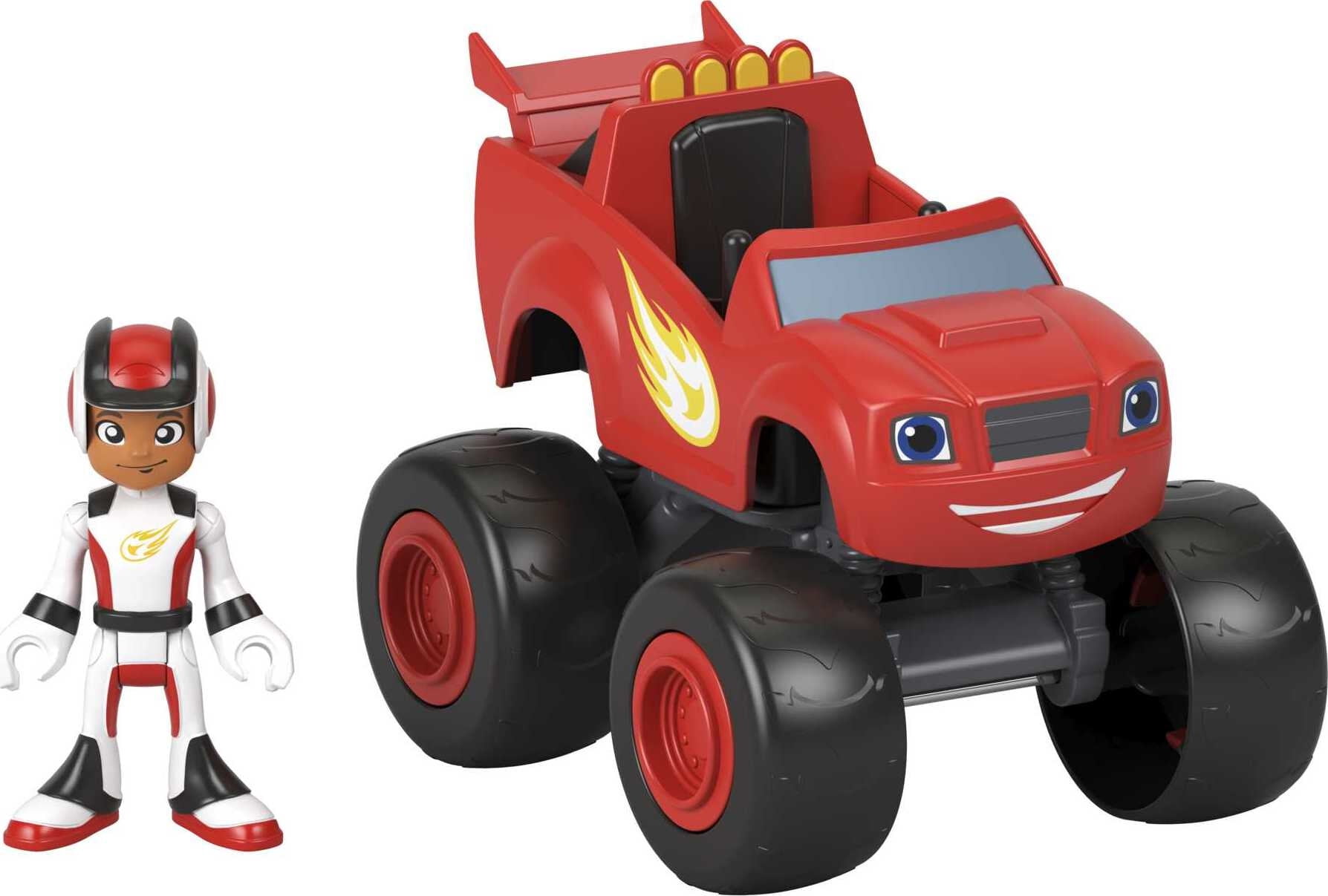 Blaze and The Monster Machines Blaze & Aj Vehicle & Figure Set 