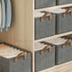 thumbnail image 3 of Organizador de ropa contenedores de almacenamiento de tela multifuncionales para estantes, 3 of 8