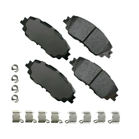 Akebono ProACT ACT2076 : Front Ceramic Brake Pads, Ultra-Premium, 4 Pack