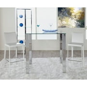 Euro Style Beth Glass Top Pub Table by Euro Style