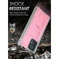 thumbnail image 5 of Poetic Revolution Case for Motorola Moto Edge Plus 2023, Heavy Duty Full Body Cover with Kickstand, Light Pink, 5 of 6