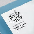 thumbnail image 1 of Personalized Self Inking Wedding Invites Stamp Custom Family Address Rubber Stamp Proposal Idea Gift, 1 of 1