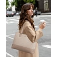 thumbnail image 2 of Bolsa de mano para portátil LOVEVOOK para mujer de 15.6 pulgadas, piel impermeable, 2 of 6
