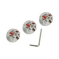 thumbnail image 1 of Pieza de repuesto para guitarra eléctrica, 3 piezas, perillas de calavera para bajo eléctrico, cabezal de calavera para guitarra eléctrica, diseñado para profesionales, 1 of 9