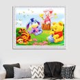 thumbnail image 2 of DIY 5D Adult Diamond Painting Set Winnie the Pooh Gemstone Art Painting Set Home Wall Decoration Gift (12x16 inch), 2 of 5