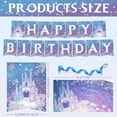 thumbnail image 2 of Banner de fiesta OTTPOOM Frozen Winter Snowflake Cumpleaños, 2 of 6