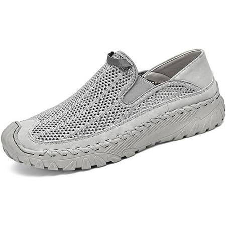 

Men s Casual Handmade Breathable Hollow Mesh Loafers Outdoor Lightweight and Fashionable Soft Soled Driving Shoes