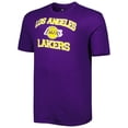 thumbnail image 2 of Men's Purple Los Angeles Lakers Big & Tall Heart & Soul T-Shirt, 2 of 3