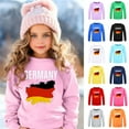 thumbnail image 3 of EnJoCho Boys And Girls Fashionable Hoodless Pullover Children'S Artistic Print Long Sleeve T-Shirt German English Printing Boys And Girls With Long Sleeves And Hoodies, 3 of 3