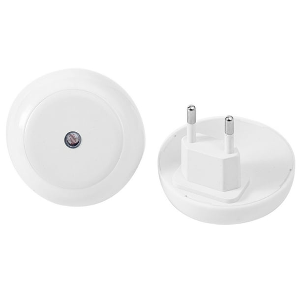Luz nocturna enchufable con sensor de anochecer a amanecer, eficiencia energética, brillo suave, paquete de 2