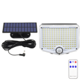 thumbnail image 1 of Lámpara Solar para Exteriores, Superbrillante, con Sensor de Movimiento, de Gran Potencia, LED para Pared de Jardín, IP44, 3 Modos de Funcionamiento, 153 LED, 1 of 6