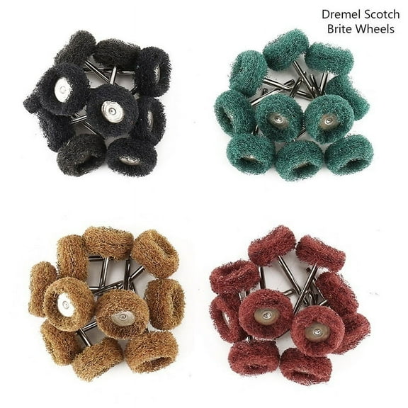 40Pcs 1" 25mm For Dremel Rotary Tool Abrasive Wheel Buffing Polishing Wheel Set