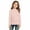 Pink, variant on Kids Thermal Long Sleeve Shirt Base Layer for Cold Weather Breathable Moisture Wicking Top All Day Comfort 150 Size White