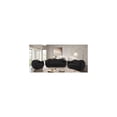 thumbnail image 4 of Meridian Furniture Bloom Black Teddy Fabric Sofa, 4 of 17