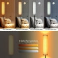 thumbnail image 5 of Floor Lamp, 4 Color Stepless Dimmer Modern LED Standing Lamp with  Remote Control for Living Room / Bedroom / Office, 5 of 9