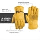 thumbnail image 2 of Guantes de Trabajo de Piel Sintética para Hombre y Mujer, Guantes de Jardinería de Piel de Vaca con Muñeca Ajustable y Palma Reforzada para Conductor., 2 of 6