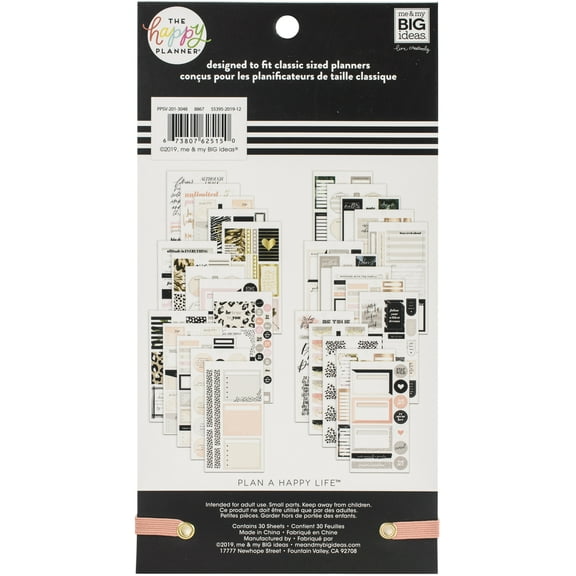 Happy Planner Sticker Value Pack-Wild Styled, 439/Pkg