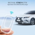 thumbnail image 6 of OFFCURVE Transparent Key Fob Cover for Honda, Car Key Case Compatible with 2022 2023 Honda Civic Accord HR-V CR-V Pilot Sport SI EX EX-L Touring 5 Buttons Smart Key Protector Car Accessories, White, 6 of 7
