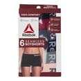 Reebok Women’s Seamless Boyshorts, 6Pack
