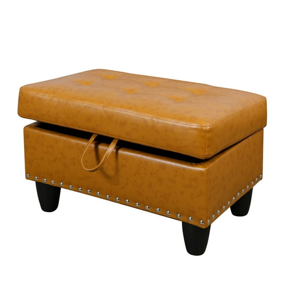 Upholstered Storage Ottoman