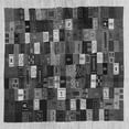 thumbnail image 1 of Ahgly Company Indoor Square Abstract Gray Contemporary Area Rugs, 4' Square, 1 of 1
