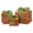 Wicker Green, variant on Homegear Christmas Set of 3 Pre-lit Gift Present Boxes w/ 60 LED Lights - Indoor/Outdoor Yard/Lawn Use- Snow Festive Plaid