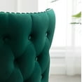 thumbnail image 6 of Lindale Contemporary Velvet Upholstered Nailhead Trim Accent Chair, Green, 6 of 12