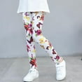 thumbnail image 6 of Toddler Baby Girls Leggings Little Girl Footless Thin Stretch Pants Kids Soft Printed Legging 1-9 Years, 6 of 8