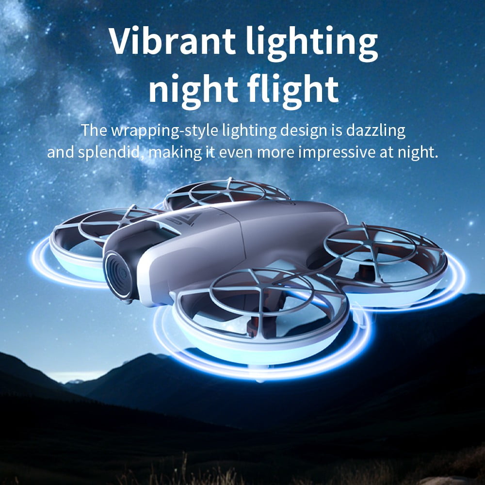 Drone Remote Control, Mini Airplane, 360° Flips, Full Propeller Guard Protection for Anti-Collision, Hovering, RC Helicopter for Adults and Beginners